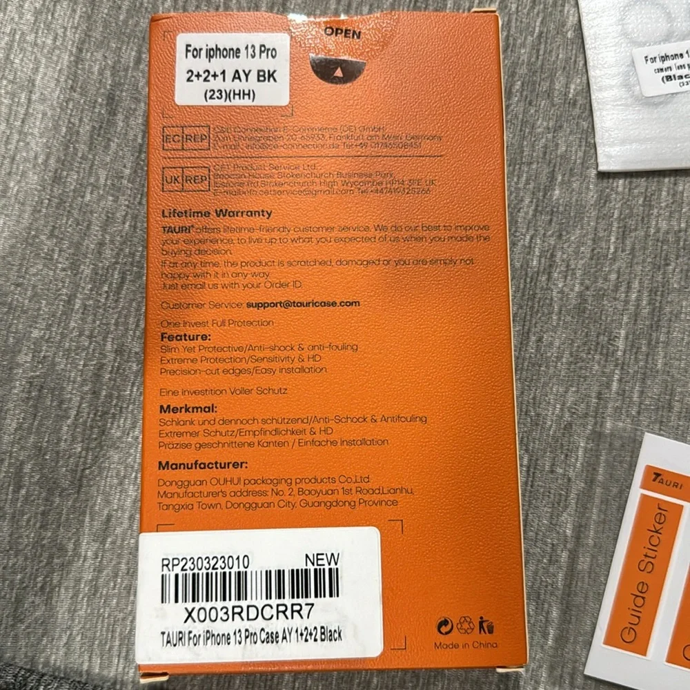 Tauri | iPhone 13 Pro Screen Protector Kit